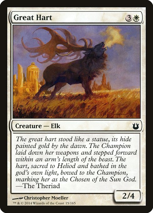 Great Hart (15) (Foil) - Born of the Gods - Game On
