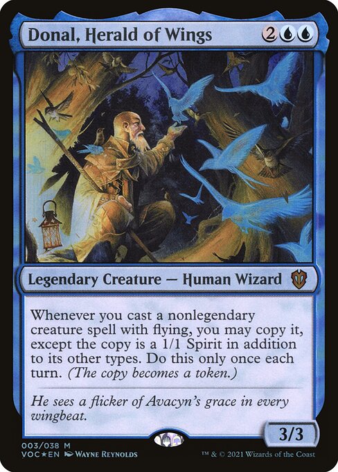 Donal, Herald of Wings (3) (Foil) - Crimson Vow Commander - Game On