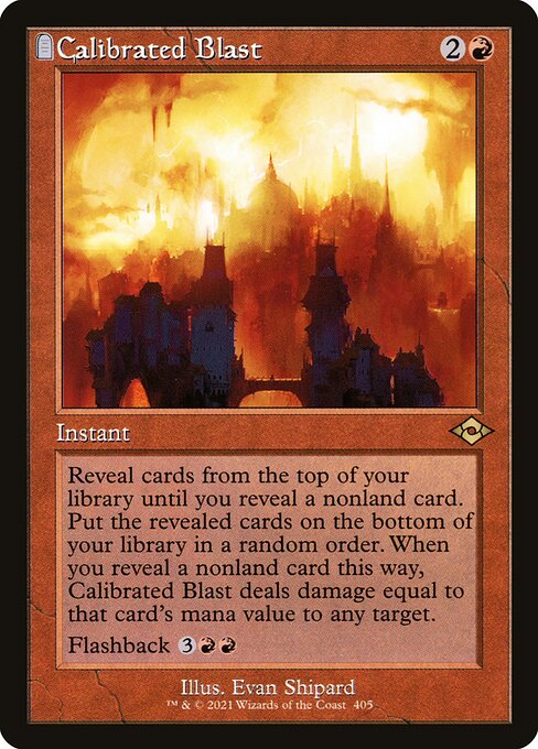 Calibrated Blast (405) (Foil) - Modern Horizons 2 - Game On