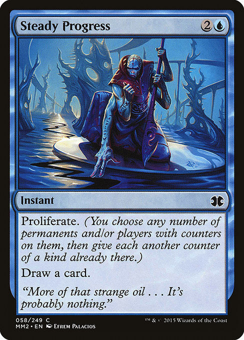Steady Progress (58) (Foil) - Modern Masters 2015 - Game On