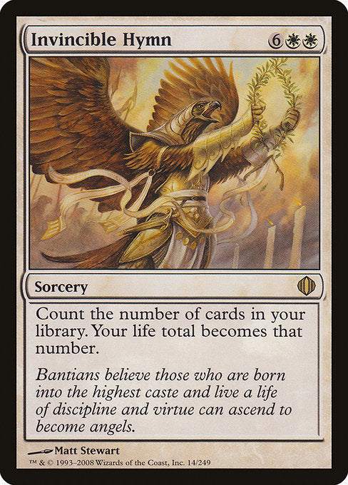 Invincible Hymn (14) (Foil) - Shards of Alara - Game On