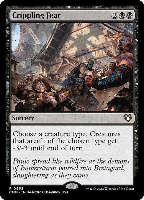 Crippling Fear (862) - Commander Masters - Game On