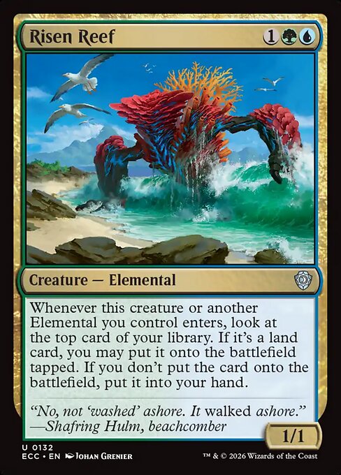 Risen Reef (132) - Lorwyn Eclipsed Commander - Game On
