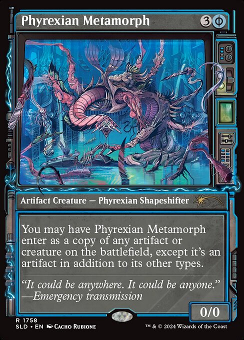 Phyrexian Metamorph (1758) - SHOWCASE - Secret Lair Drop - Game On
