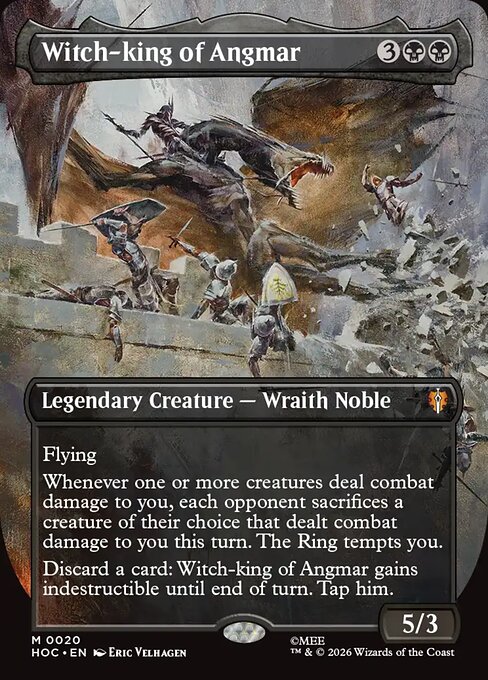 Witch-king of Angmar (20) - BORDERLESS (Foil) - The Hobbit Eternal - Game On