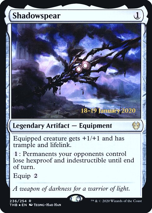Shadowspear (236s) (Foil) - Theros Beyond Death Promos - Game On