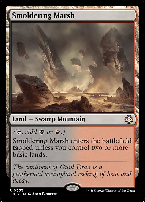Smoldering Marsh (353) - The Lost Caverns of Ixalan Commander - Game On