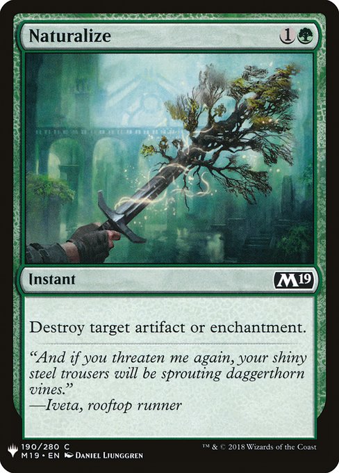 Naturalize (M19-190) - The List - Game On