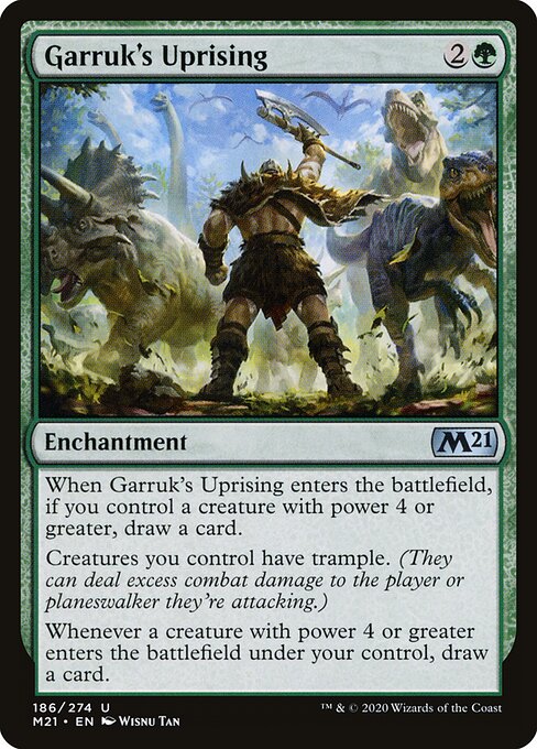 Garruk's Uprising (186) (Foil) - Core Set 2021 - Game On