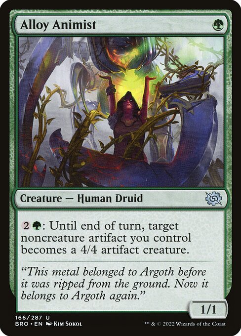 Alloy Animist (166) (Foil) - The Brothers' War - Game On