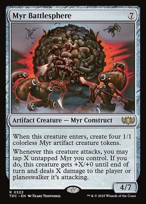 Myr Battlesphere (322) - Tarkir: Dragonstorm Commander - Game On