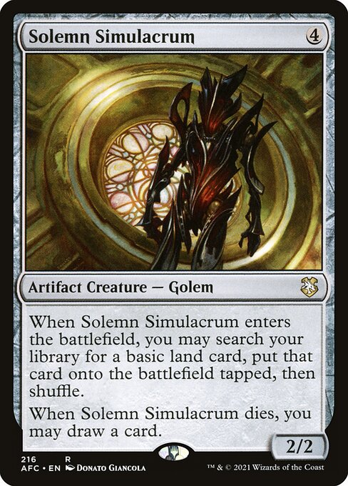 Solemn Simulacrum (216) - Forgotten Realms Commander - Game On