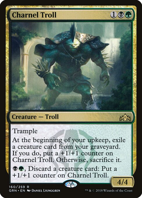 Charnel Troll (160) (Foil) - Guilds of Ravnica - Game On