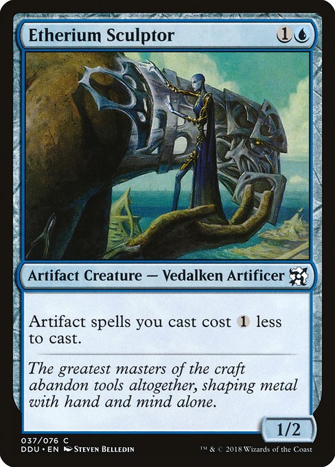 Etherium Sculptor (37) - Duel Decks: Elves vs. Inventors - Game On