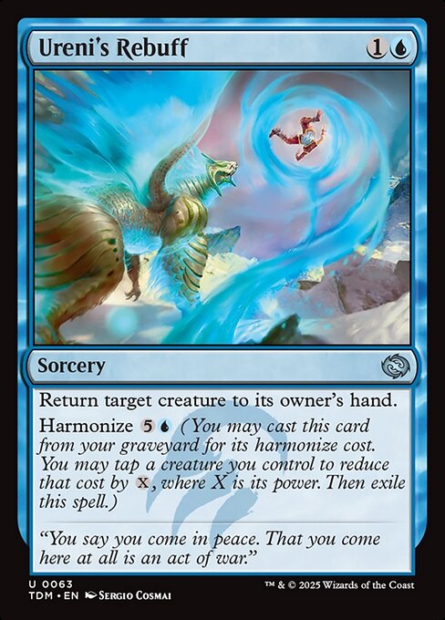 Ureni's Rebuff (63) (Foil) - Tarkir: Dragonstorm - Game On