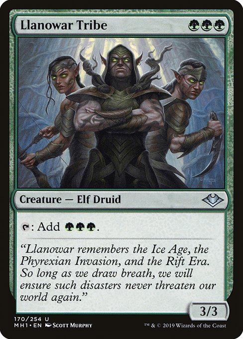 Llanowar Tribe (170) - Modern Horizons - Game On