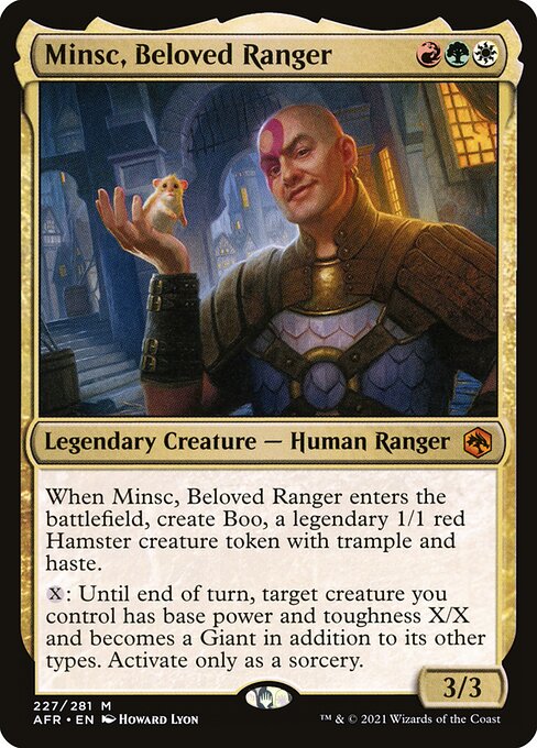 Minsc, Beloved Ranger (227) (Foil) - Adventures in the Forgotten Realms - Game On