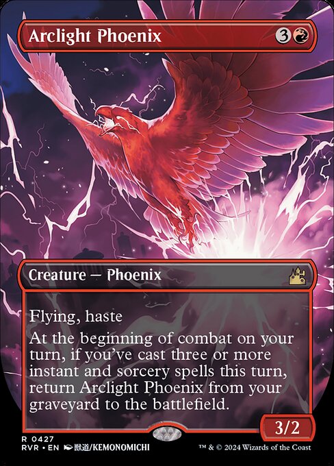 Arclight Phoenix (427) - BORDERLESS - FULL ART - Ravnica Remastered - Game On