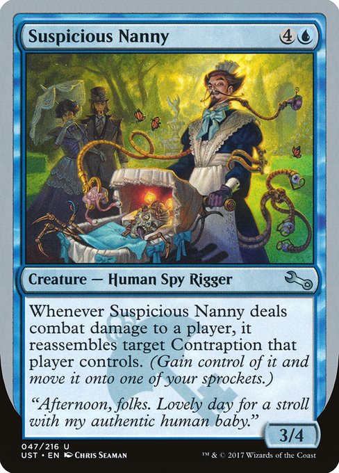 Suspicious Nanny (47) (Foil) - Unstable - Game On