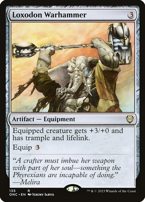 Loxodon Warhammer (135) - Phyrexia: All Will Be One Commander - Game On