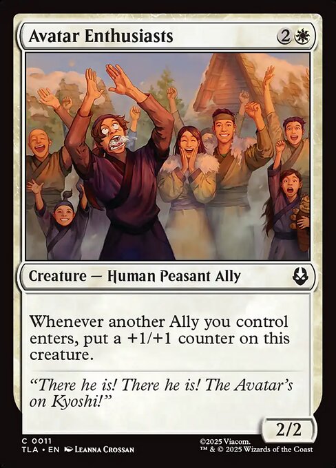 Avatar Enthusiasts (11) (Foil) - Avatar: The Last Airbender - Game On