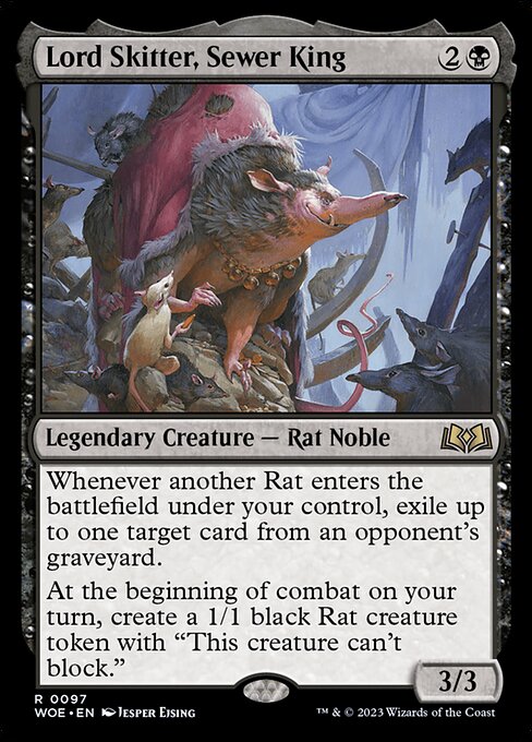 Lord Skitter, Sewer King (97) (Foil) - Wilds of Eldraine - Game On