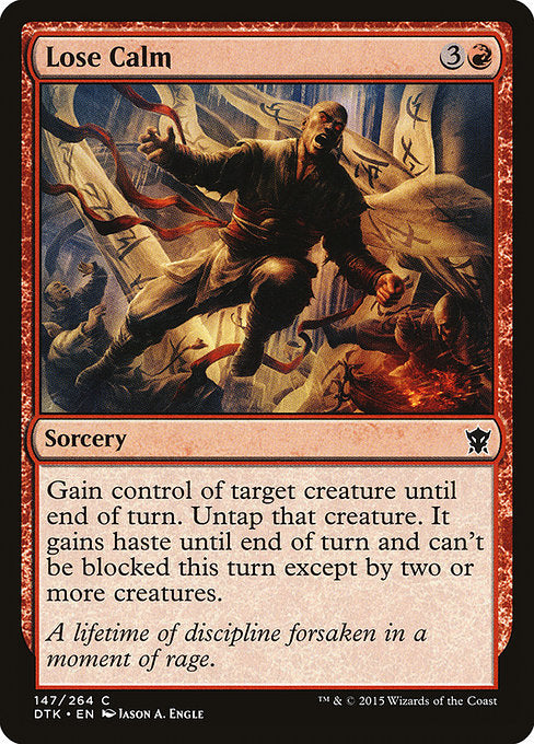 Lose Calm (147) (Foil) - Dragons of Tarkir - Game On