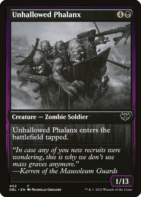 Unhallowed Phalanx (402) - Innistrad: Double Feature - Game On