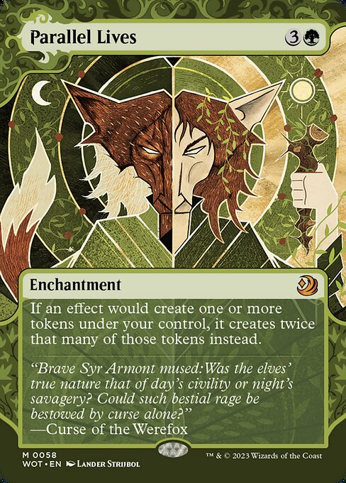 Parallel Lives (58) - BORDERLESS (Foil) - Wilds of Eldraine: Enchanting Tales - Game On