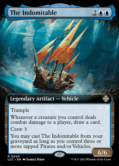 The Indomitable (43) - EXTENDED ART - The Lost Caverns of Ixalan Commander - Game On