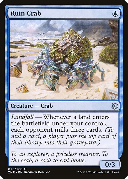 Ruin Crab (75) - Zendikar Rising - Game On