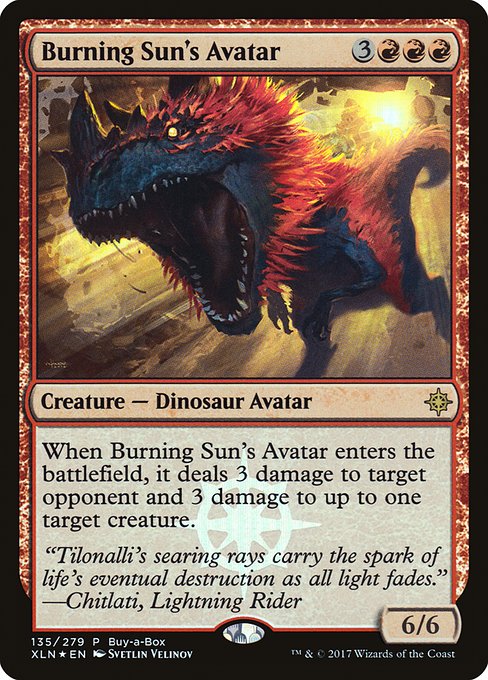 Burning Sun's Avatar (135) (Foil) - Ixalan Promos - Game On