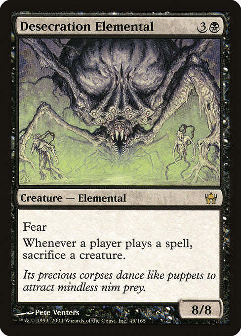 Desecration Elemental (45) - Fifth Dawn - Game On