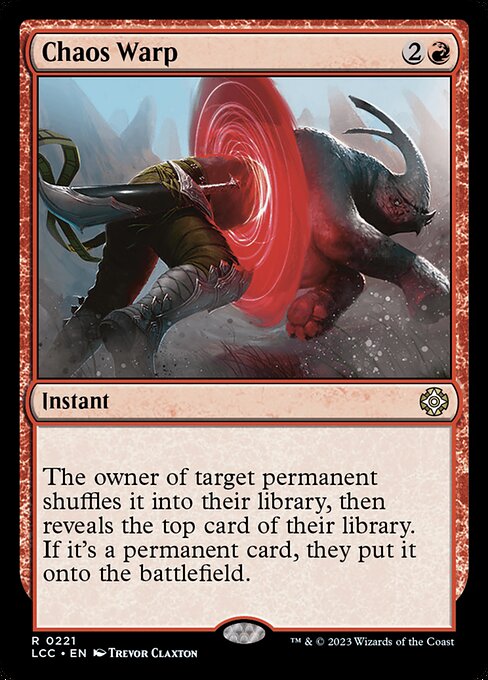 Chaos Warp (221) - The Lost Caverns of Ixalan Commander - Game On