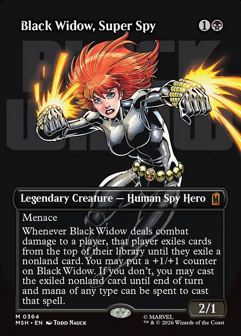 Black Widow, Super Spy (364) - BORDERLESS - Marvel Super Heroes - Game On
