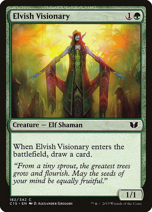 Elvish Visionary (182) - Commander 2015 - Game On