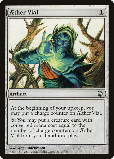 Aether Vial (91) (Foil) - Darksteel - Game On