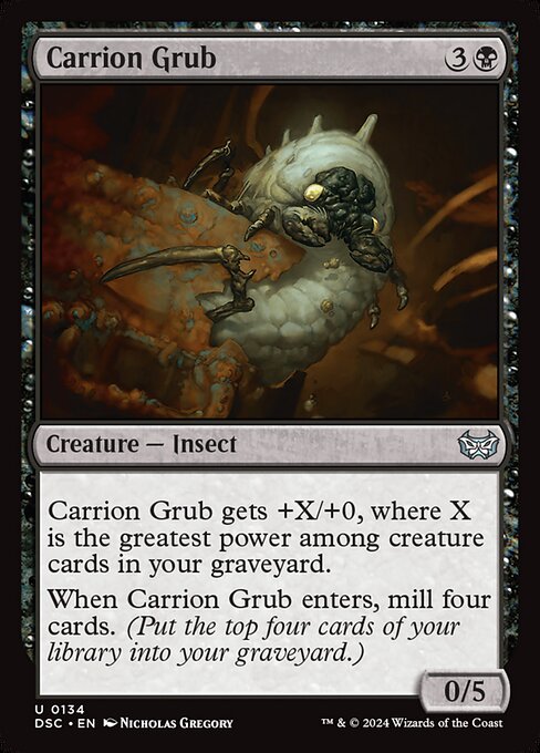 Carrion Grub (134) - Duskmourn: House of Horror Commander - Game On