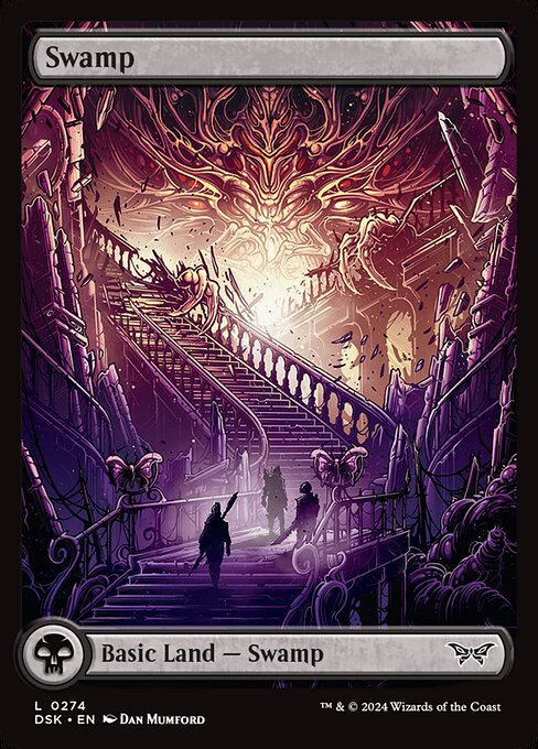Swamp (274) - FULL ART - Duskmourn: House of Horror - Game On