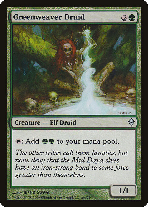 Greenweaver Druid (164) - Zendikar - Game On