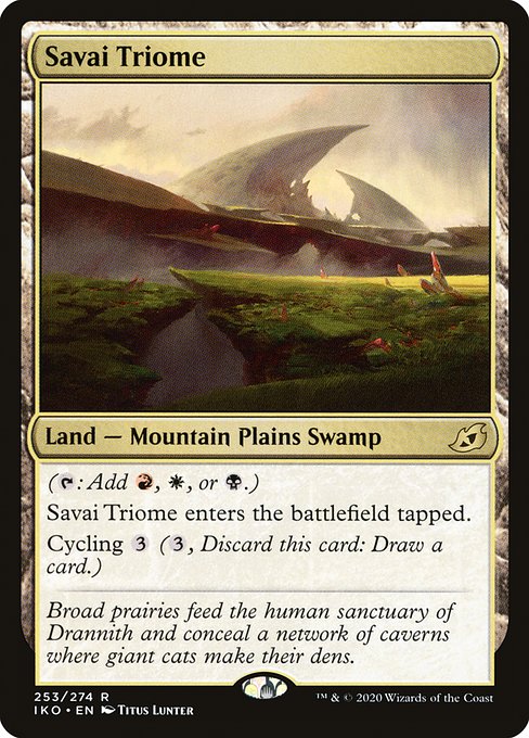 Savai Triome (253) (Foil) - Ikoria: Lair of Behemoths - Game On