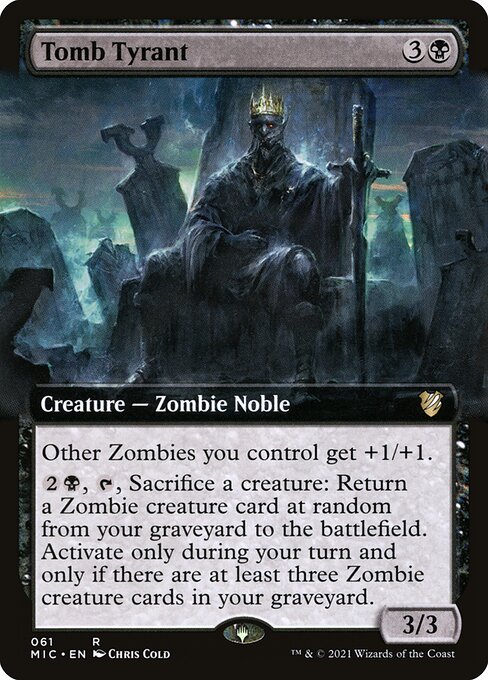 Tomb Tyrant (61) - EXTENDED ART - Midnight Hunt Commander - Game On
