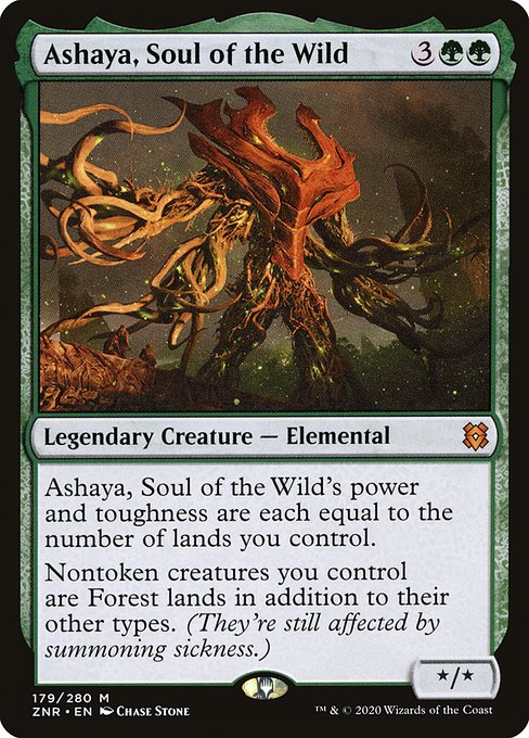 Ashaya, Soul of the Wild (179) (Foil) - Zendikar Rising - Game On