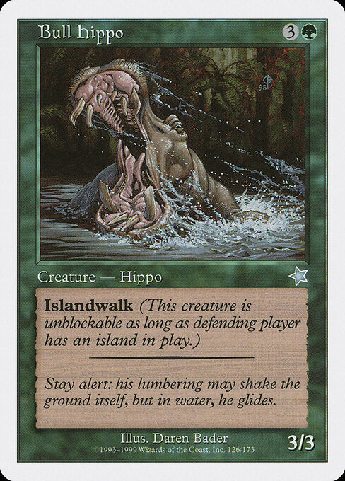 Bull Hippo (126) - Starter 1999 - Game On