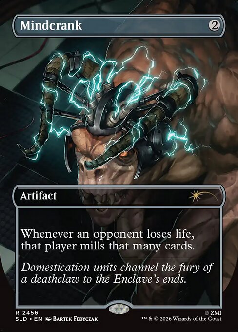 Mindcrank (2456) - BORDERLESS - FULL ART - Secret Lair Drop - Game On