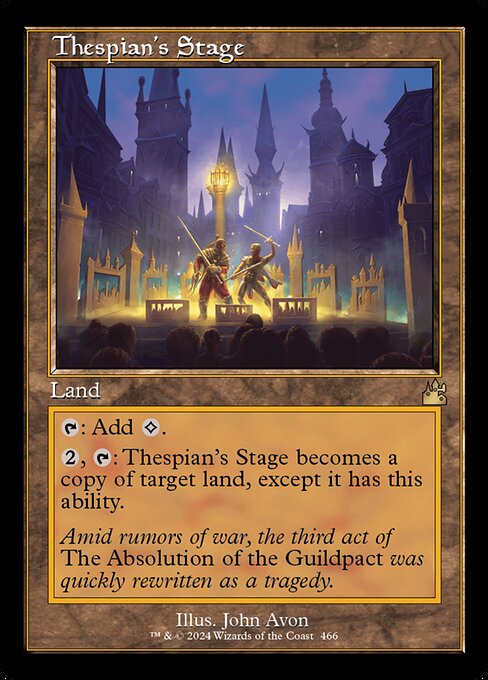 Thespian's Stage (466) (Foil) - Ravnica Remastered - Game On