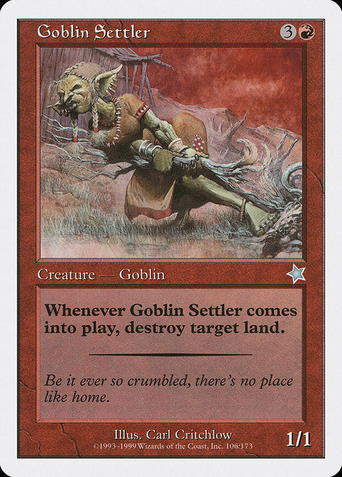 Goblin Settler (106) - Starter 1999 - Game On