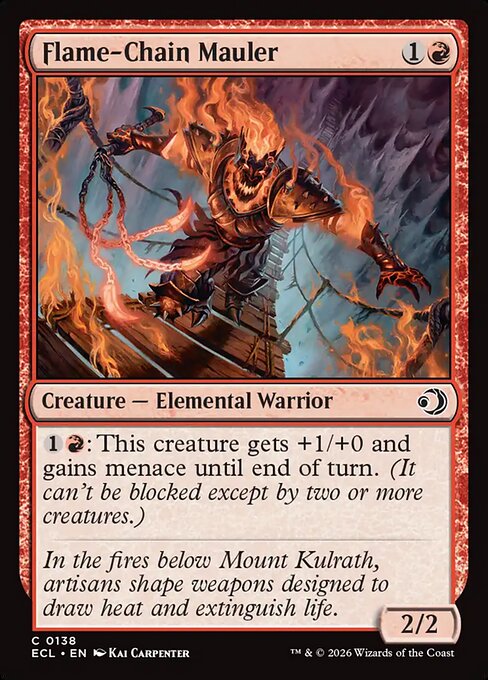 Flame-Chain Mauler (138) - Lorwyn Eclipsed - Game On