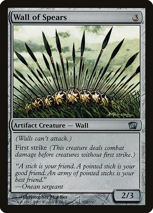 Wall of Spears (320★) - Eighth Edition - Game On