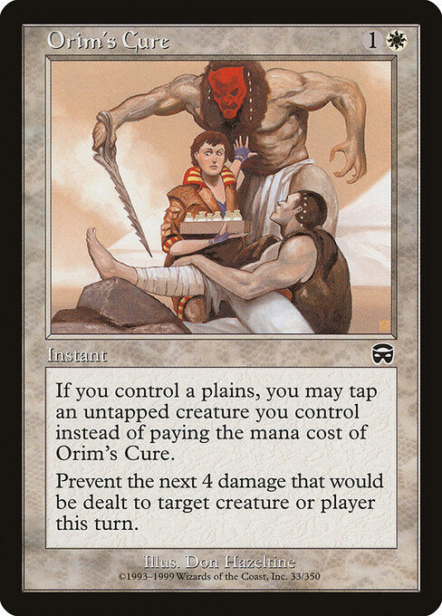 Orim's Cure (33) (Foil) - Mercadian Masques - Game On